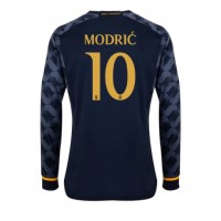 Camiseta Real Madrid Luka Modric #10 Visitante Equipación 2023-24 manga larga